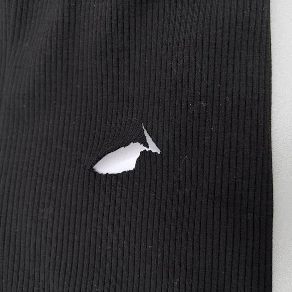 Naked Wardrobe Black Snatched Ribbed Shorts Size S NW-P0081 - Picture 4 of 9